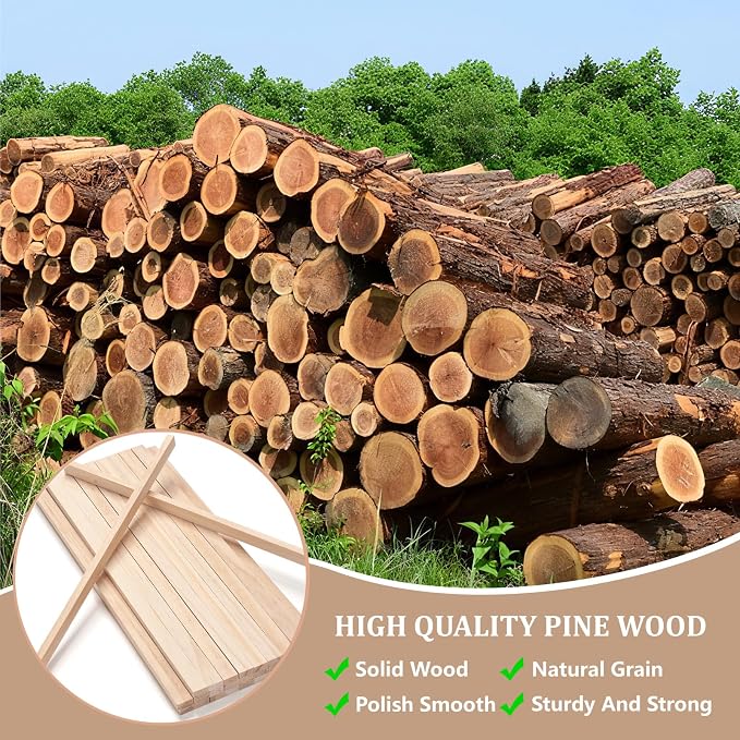 Wood Strips Slats Wooden Sticks - Image 5