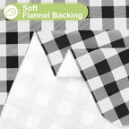 Smiry Rectangle Table Cloth, Waterproof Vinyl Tablecloth - Image 4