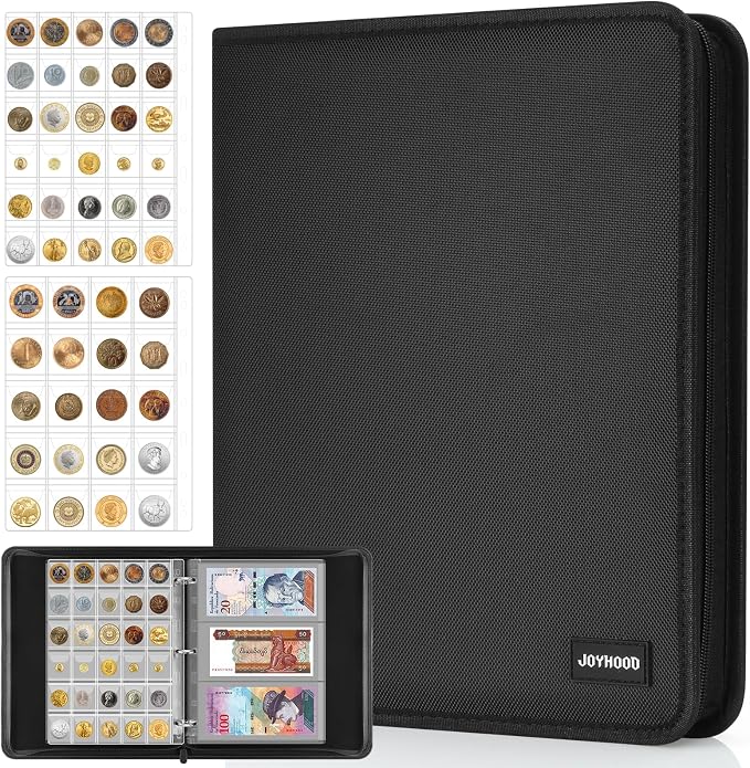 JoyHood Coin Collection Book, Coin Album Holder by Unknown