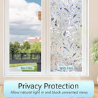 HIDBEA Window Privacy Film, 3D Stained Glass Static Cling - Image 3