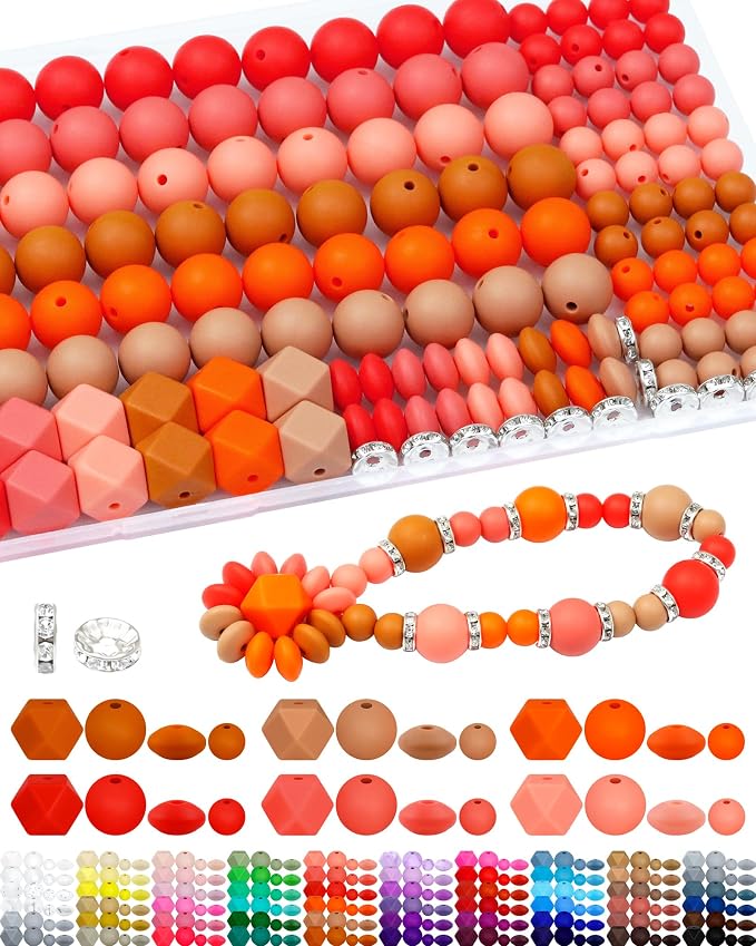 FIVEIZERO 172PCS Silicone Beads by FIVEIZERO