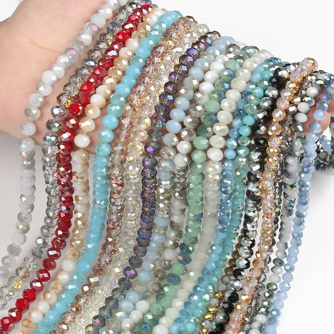 1000pcs 4mm Crystal Glass Beads - Image 8