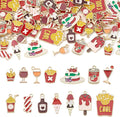Enamel Food Charms Cute Assorted Food Pendants Sweet Dessert Charms by BoutigemJewelry