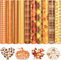 Tintnut Fall Autumn Heat Transfer Vinyl, 10 Sheets 12×10in Iron on Vinyl | Fall by Tintnut