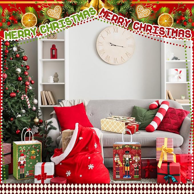 Kolldenn 48 Pcs Christmas Nutcracker Party Favors Bags Bulk Christmas - Image 7