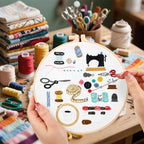 Crafmanoe Hand Embroidery Kits for Beginners Adults, Crewel Embroidery DIY Kits - Image 7
