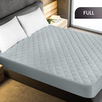 Utopia Bedding Quilted Fitted Mattress Pad, Full Size, Elastic Fitted Mattress - Image 2