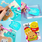 Squishmallows Original 4-in-1 Canvas Art Set, Paint by Numbers & Gem Art Crafts - Image 5