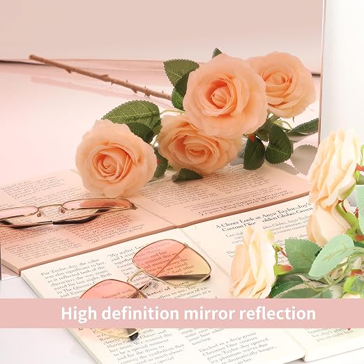5 Pack Rose Gold Mirrored Acrylic Sheets, 12x12 Inch, 1/8 in Thick | Plastic - Image 4