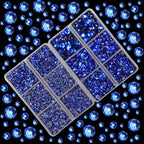 10000Pcs 2-Boxes Mixed Size Hot Fix Round Crystals Gems Glass Stones Hotfix - Image 2