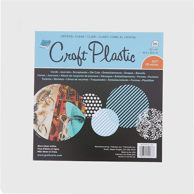 Grafix Plastic, Durable and Archival Film, 3D Embellishments, and More by Grafix