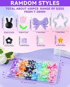 FIVEIZERO 480PCS Assorted Acrylic Beads - Image 2