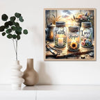Faith Hope Love Square Diamond Painting Kits - Image 2