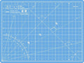 Elan Cutting Mat A4 Blue, Self Healing Cutting Mat 9x12 Inch, 5-Ply Craft Board by Elan
