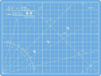 Elan Cutting Mat A4 Blue, Self Healing Cutting Mat 9x12 Inch, 5-Ply Craft Board by Elan