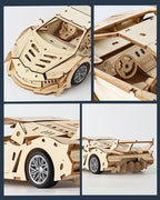 3D Wooden Puzzles for Adult, Brain Teaser DIY Hobbies Gifts for Men Teens - Image 4