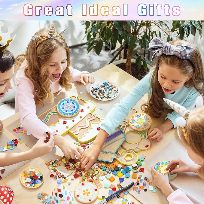 Qinyoung 6 Sets DIY Mosaic Kits - Image 2