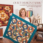 Buryeah 1 Pcs Quilt Design Wall Fabrics 60 in x 48 in - Image 6