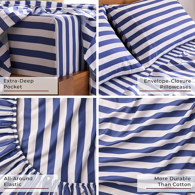 Mellanni Split King Sheets Set - Image 6