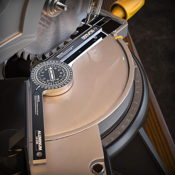 LEXIVON Aluminum Miter Saw Protractor | 7-Inch Rust Proof Angle Finder - Image 7