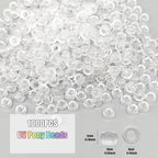 1000Pcs UV Pony Beads Bracelet, 9mm Solar Magic Beads, Color Changing - Image 3