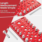 Thread Checker, 60 Nut and Bolt Thread Checker, 20 Standard & 20 Metric & 20 - Image 6