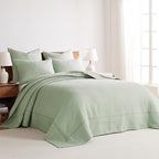 Levtex Home Cross Stitch Reversible Twin Bedspread Set - Image 2