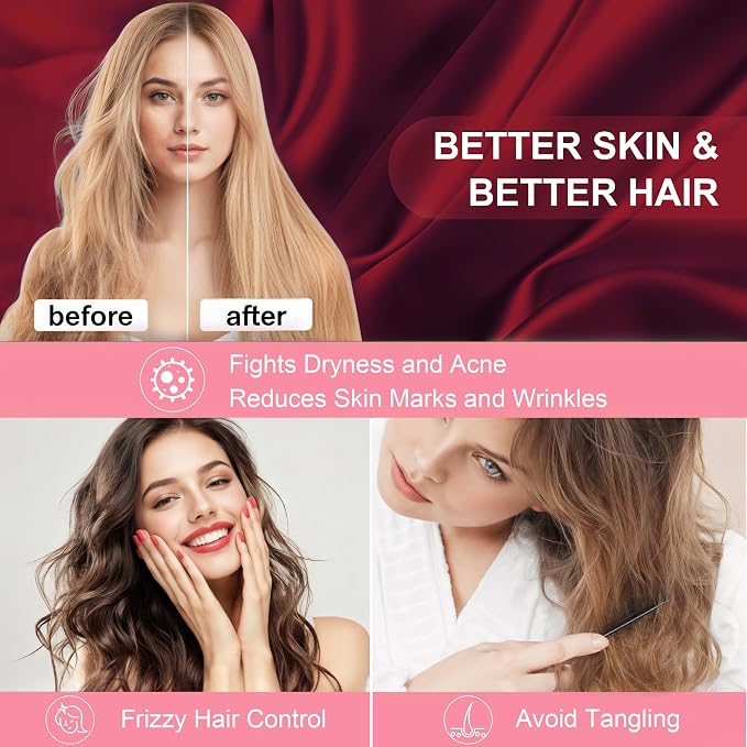 Silk Pillow Cases Queen Size - Image 4