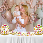 Qyeahkj 48Pcs Twotti Frutti Paper Plates and Napkins Summer Fruit 2nd Birthday - Image 7