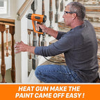 SEEKONE Heat Gun 1800W Heavy Duty Fast Heat Hot Air Gun Kit - Image 6