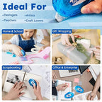 TMOL 4 Pack Scrapbook Tape, 26 Ft x 0.31 in Double Sided Tape Roller, Permanent - Image 4