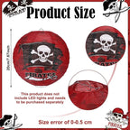 Panelee 12 Pcs Pirate Theme Paper Lanterns Birthday Party Decorations 8 Inch - Image 2