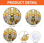 LOVELYPOD Custom Grandma’s Bee Stained Glass Sun Catcher, Personalized Window - Image 6