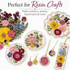 180 pcs Dried Flowers for Resin, Natural Flowers and Leaves Kit - Image 6