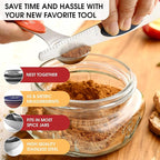 Spring Chef Stainless Steel Magnetic Measuring Spoons Set of 8 - Image 5