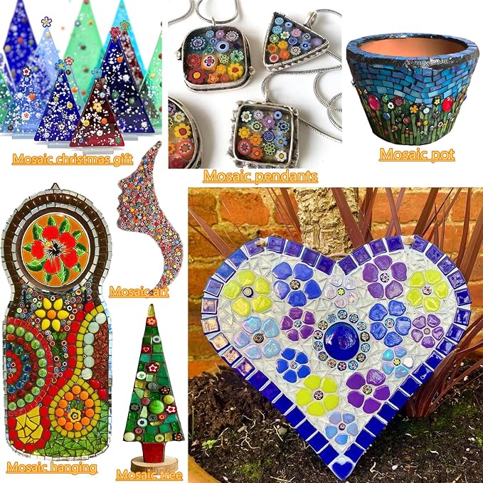 Youway Style Millefiori Glass Mosaic Tiles - Image 4