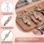 DIY Beadable Keychain Bars Metal Rod - Image 4