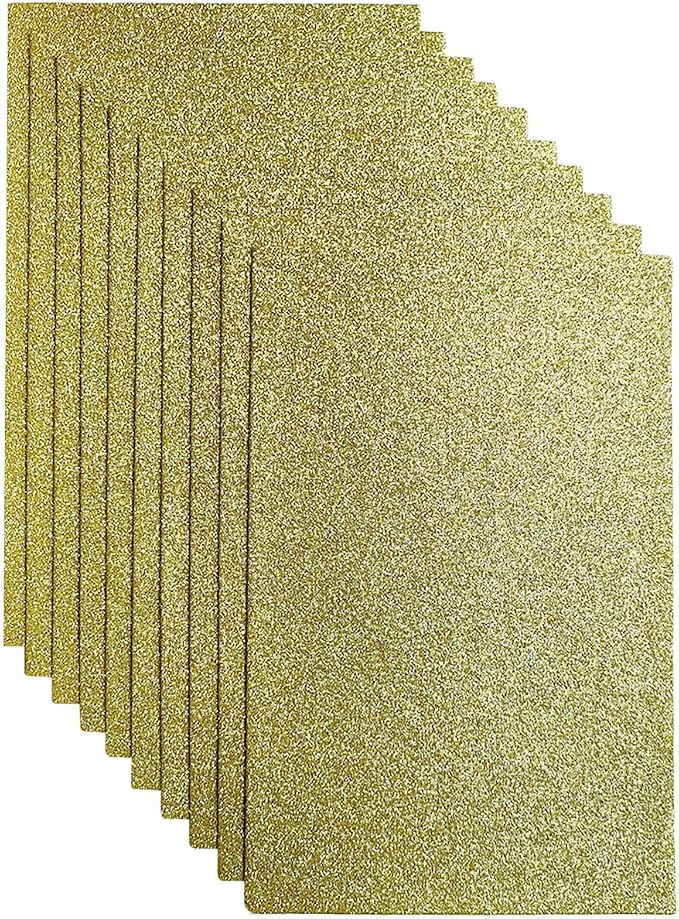 Jtnohx Glitter Felt Fabric, 8 x12 inches Felt Square Glitter by Jtnohx