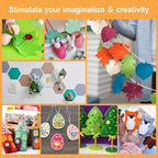8 x 12 Inches Felt Sheets for Crafts, 1mm Thick, Stiff Paper for DIY Sewing - Image 6