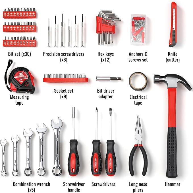 Anfrere 148-Piece Home Tool Set - Image 2