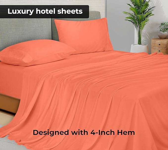 Royale Linens Twin Flat Sheet - Image 2