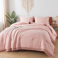 Andency Pink Comforter Set King Size by Andency