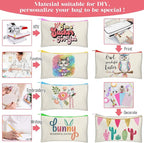 Legigo Blank Canvas Bag Zipper Pouch Makeup Bags Bulk - Image 6