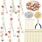 CraftyDream 558 Pcs Baseball Charms by CraftyDream