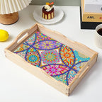 EWJRNSF Diamond Art Kits for Adults Wooden Serving Trays - Image 8
