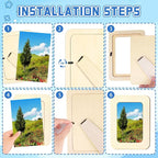 VOKOY 55 Pack Wooden Picture Frames - Image 6