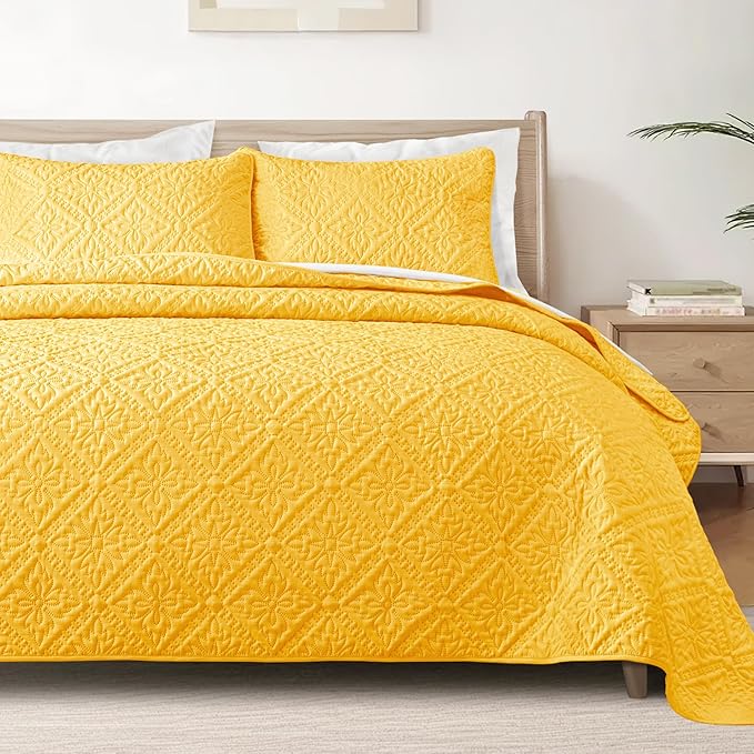 Exclusivo Mezcla Twin Quilt Bedding Set, Lightweight Soft Bedspreads Coverlets by ExclusivoMezcla
