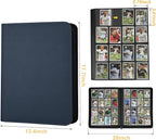16 Pocket Ringless Side Loading Trading Card Binder, 1024 Cards PU Fixed Page - Image 2