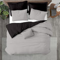 Kotton Culture 3 Pc Queen Size Duvet Cover Set- 100% Egyptian Cotton 600 TC by KottonCulture