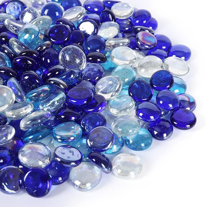 5LB Fire Glass Beads Flat Glass Marbles - Image 8